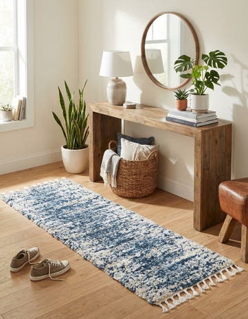 2' x 6' Serenity Shag Runner Rug