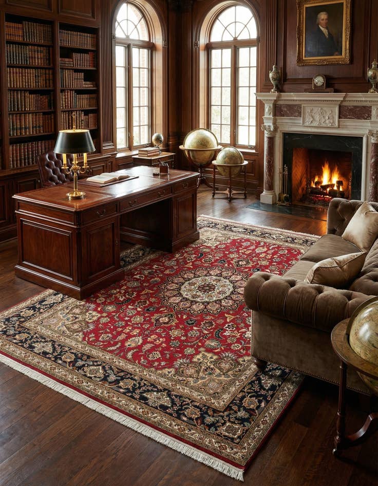 Detail image of  6' 8 x 8' 5 Tabriz Rug