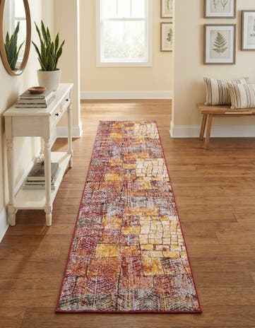 Rust Red Valencia Runner Rug