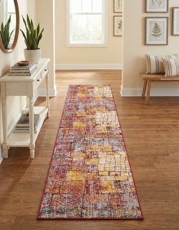 Rust Red Valencia Runner Rug