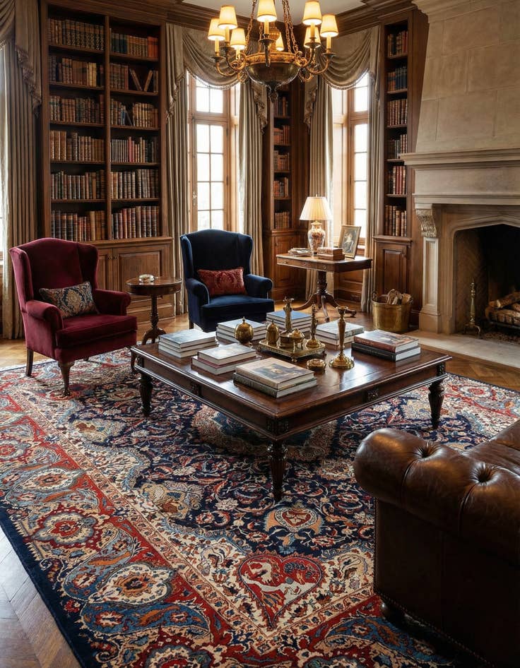 Detail image of 10' x 13' 1 Kashmar Wool Rug