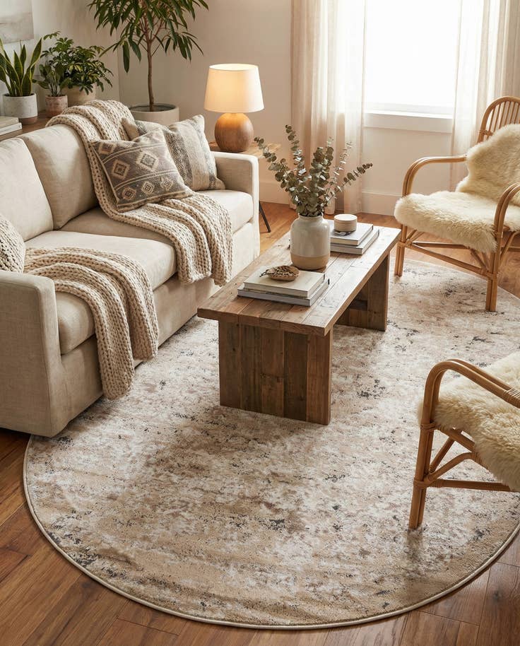 Detail image of 5' 3 x 8' Oregon Oval Rug