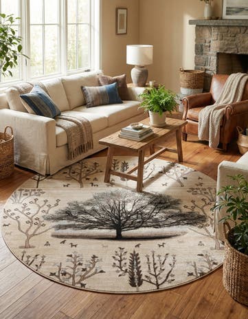 7' 10 x 7' 10 Laguna Round Rug