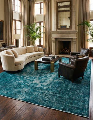 9' 10 x 13' Vintage Royal Wool Rug