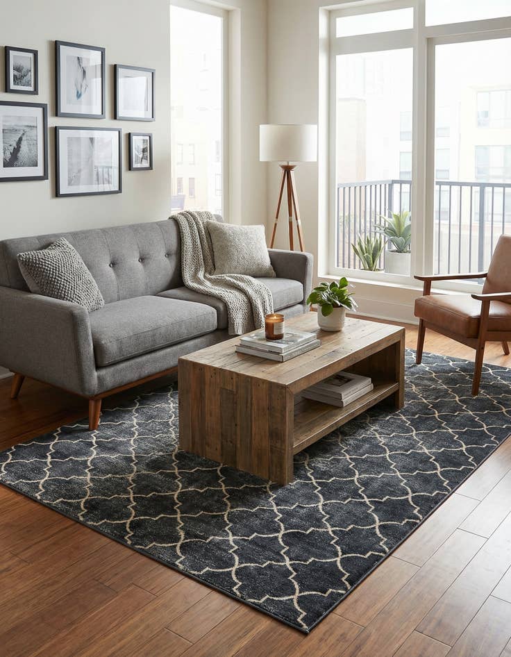 Detail image of Jill Zarin 5' 3 x 8' Uptown Lincoln Center Rug