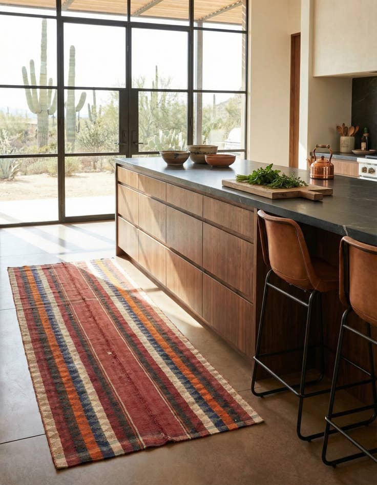 Detail image of  4' 3 x 6' 7 Jajim Rug