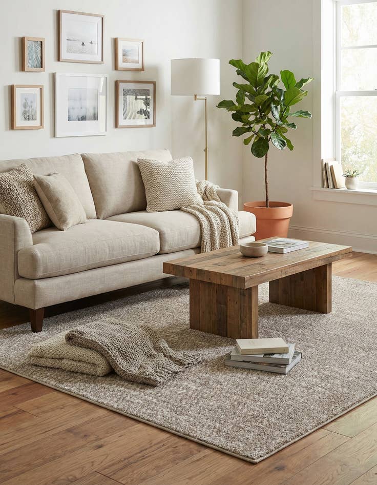 Detail image of 5' x 8' Sepia Rug