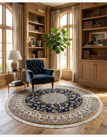 6' 8 x 6' 8 Nain Round Rug