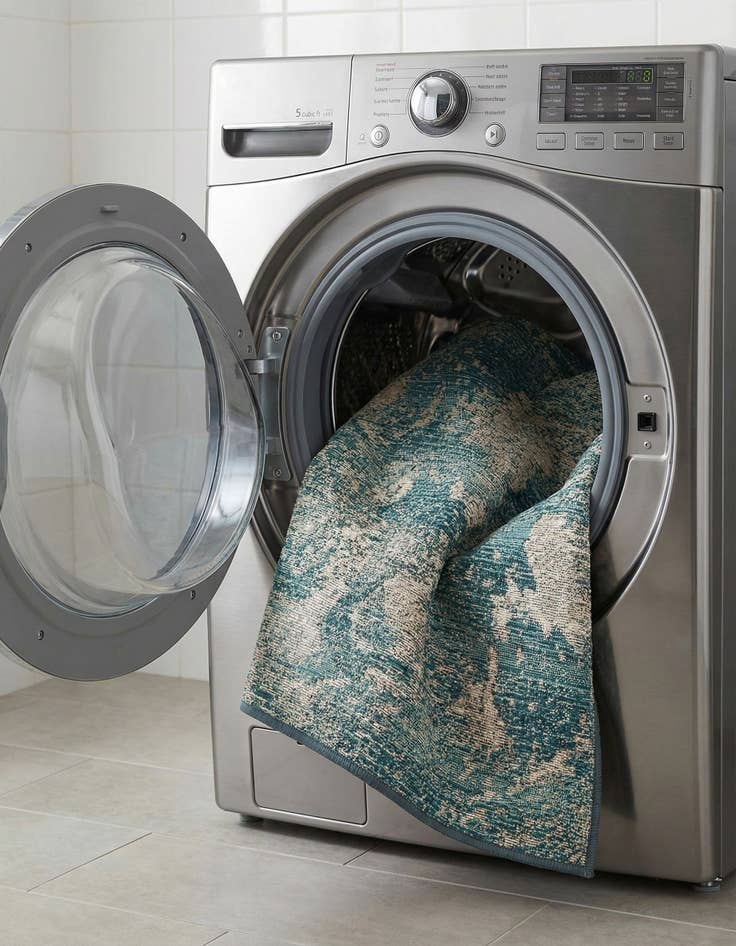 Detail image of  2' x 3'  Washable Modern Indoor / Outdoor Rug