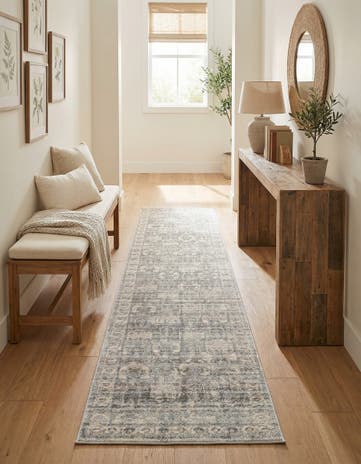 Gray Lola Runner Rug