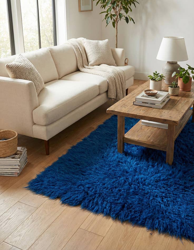 Detail image of 1' 9 x 3' 3  Hand Knotted Moroccan Wool Rug