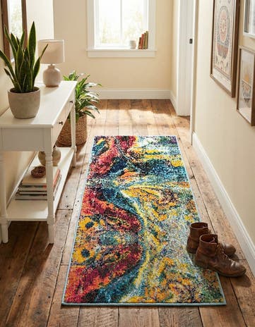 2' x 4' Washable Haerfest Runner Rug