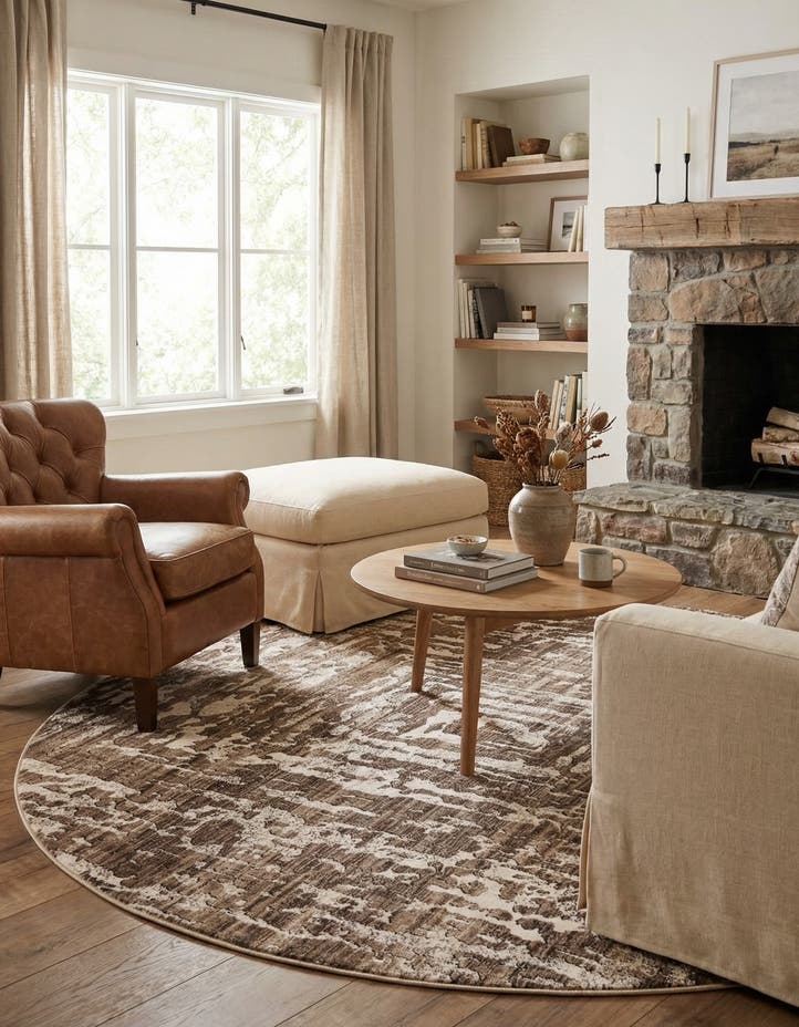 7' 10 x 7' 10 Hermitage Round Rug