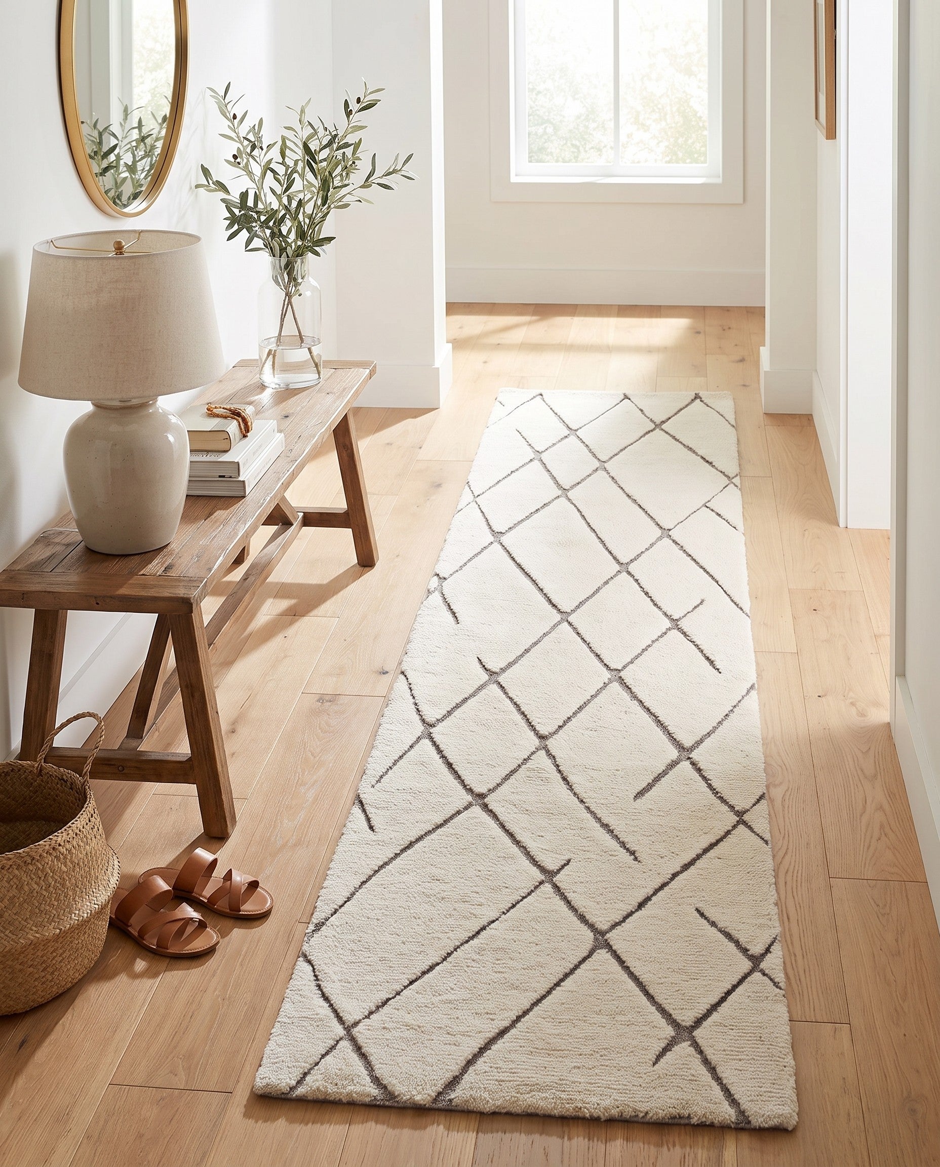 2' 7 x 12' Atlas Moroccan Wool Runner Rug