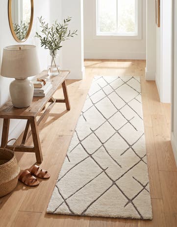 2' 7 x 12' Atlas Moroccan Wool Runner Rug