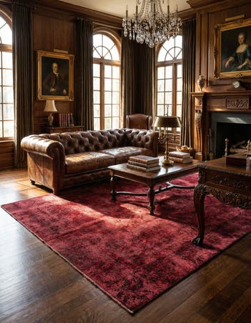6' 4 x 9' 5 Vintage Royal Wool Rug