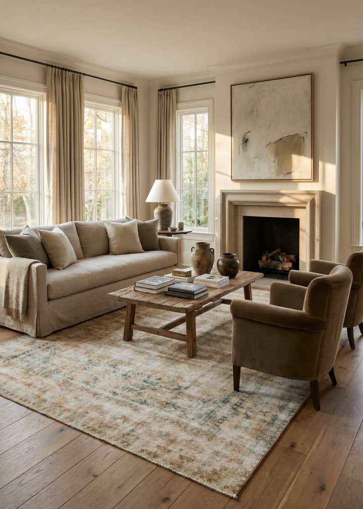 8' 1 x 11' 5 Hand Knotted Ultra Vintage Persian Wool Rug