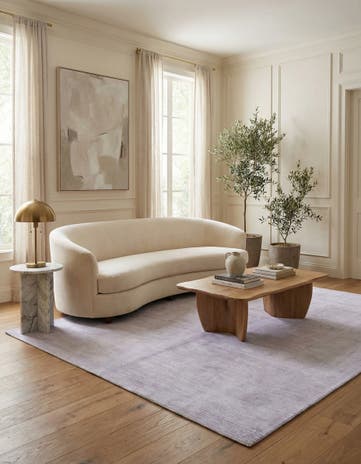 5' 7 x 7' 10 Hand Knotted Darya Wool Rug