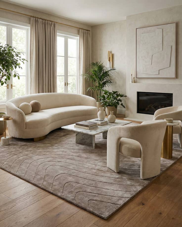 Detail image of 9' 7 x 13' Hand Knotted Darya Rug