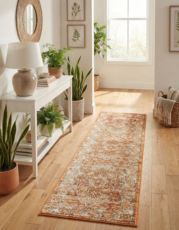 Rust Red Isabella Runner Rug