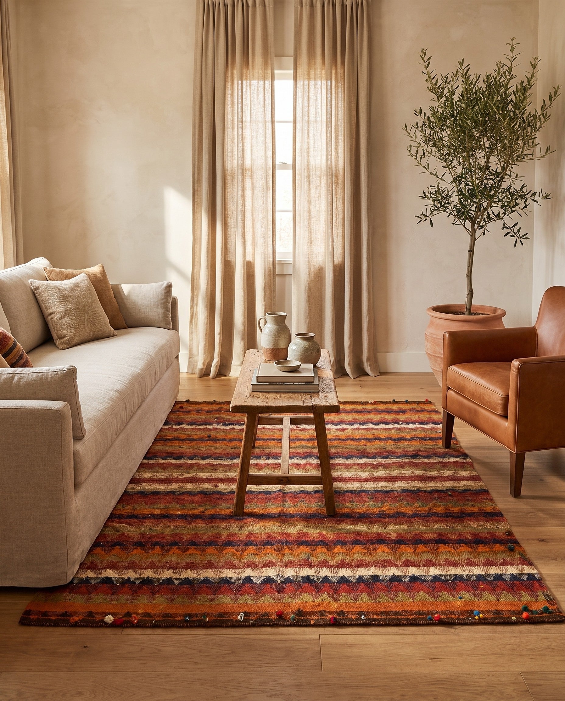 4' 2 x 5' 9 Jajim Rug