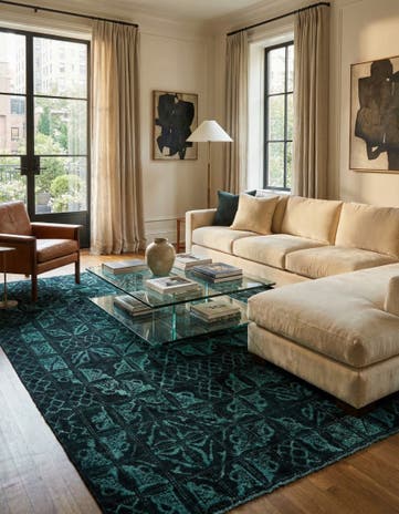8' x 10' Hand Knotted Darya Rug