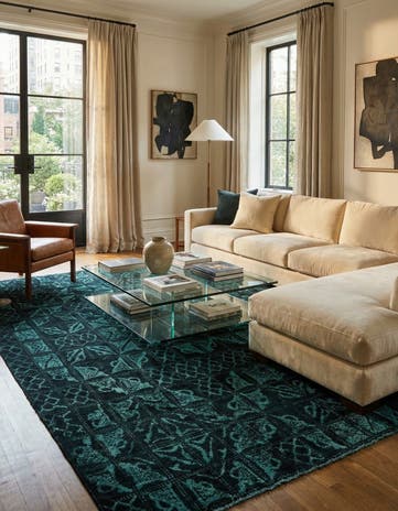 8' x 10' Hand Knotted Darya Rug