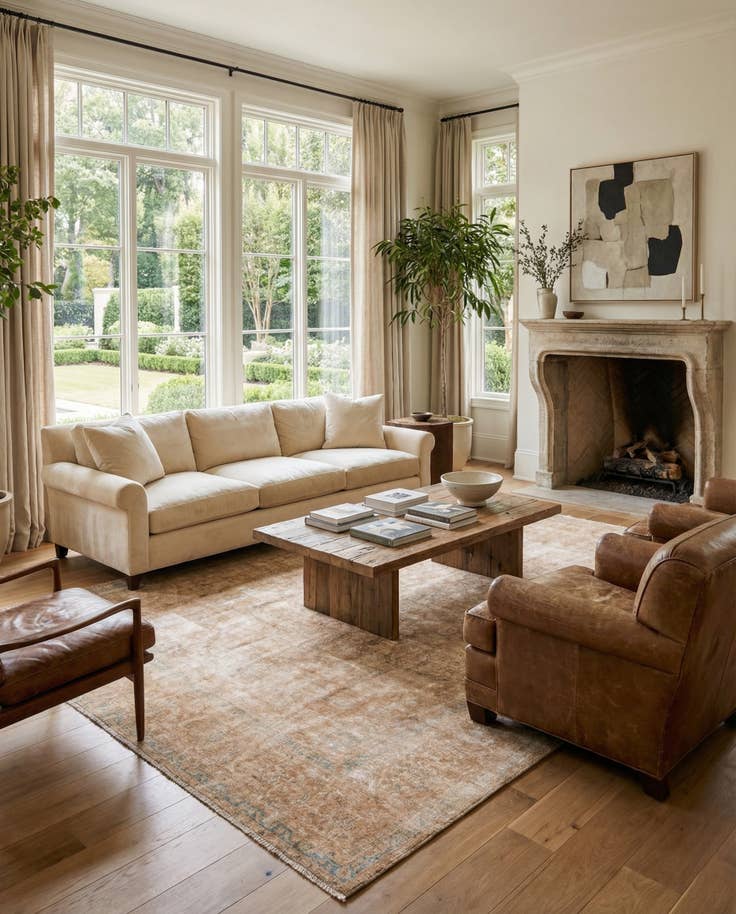 Detail image of 9' 9 x 13' 4 Hand Knotted Ultra Vintage Persian Wool Rug