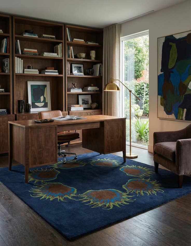 Detail image of 7' 5 x 7' 6 Luna Square Rug