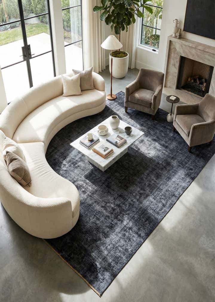 9' 1 x 12' 6 Hand Knotted Ultra Vintage Persian Wool Rug