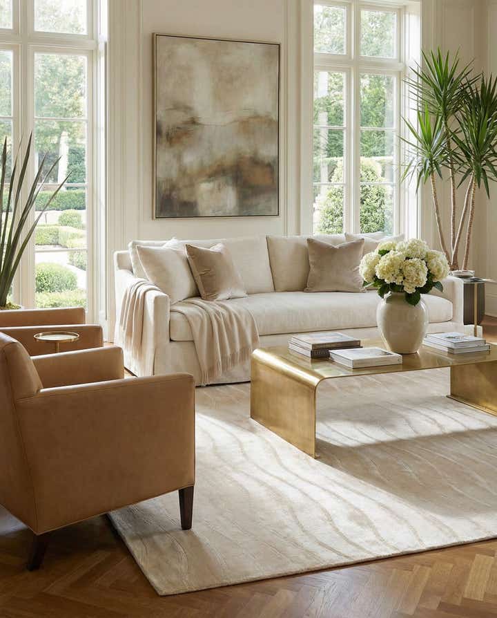 5' 7 x 7' 9 Hand Knotted Darya Wool Rug