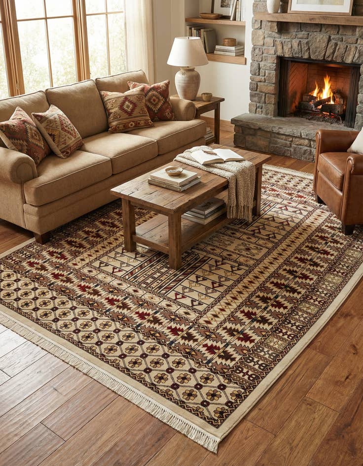 Detail image of 7' 10 x 10' Bokhara Rug