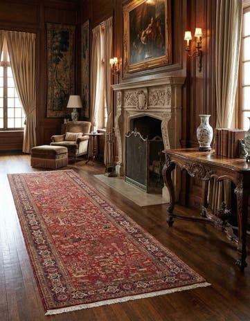 3' 9 x 11' 10 Moghul Runner Rug