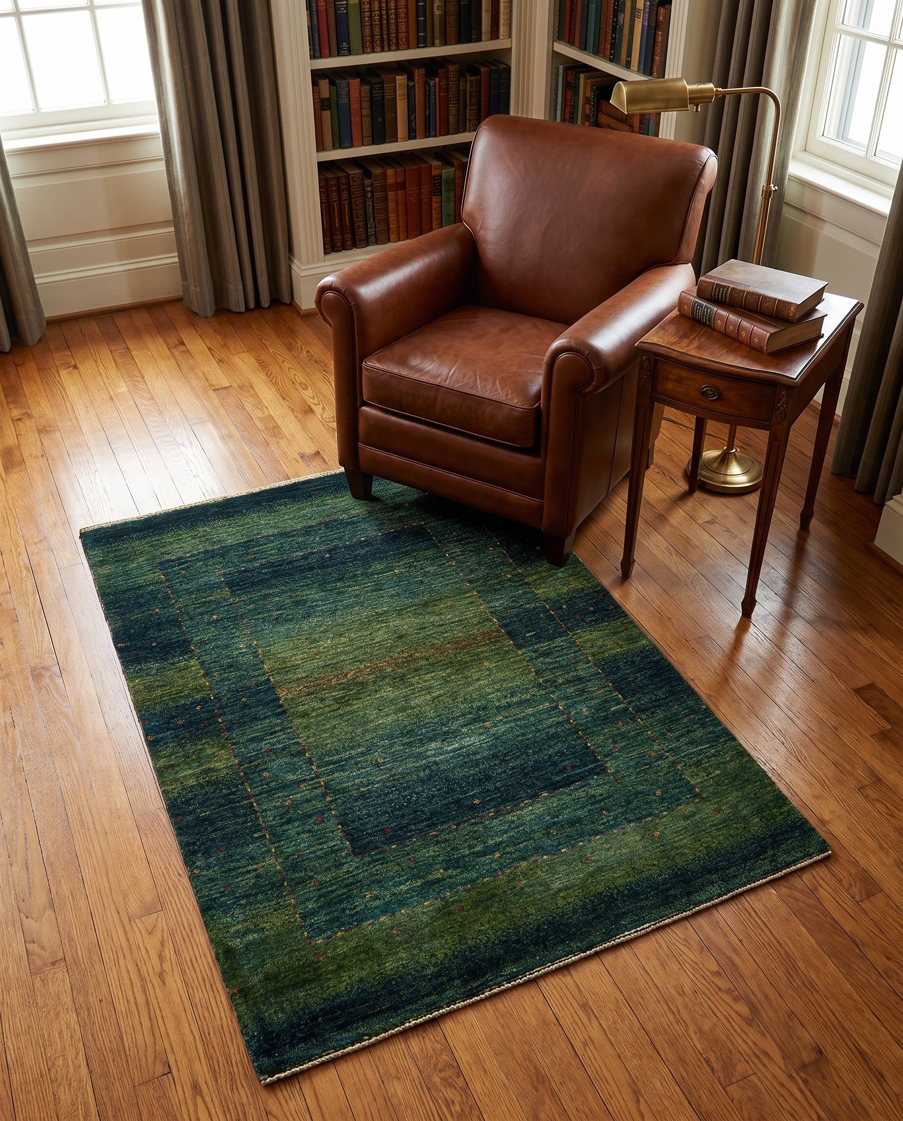 2' 10 x 4' Hand Knotted Kashkuli Rug
