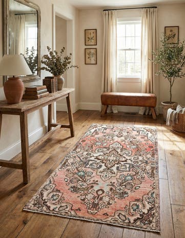 3' 1 x 5' 5 Hand Knotted Ultra Vintage Persian Wool Rug