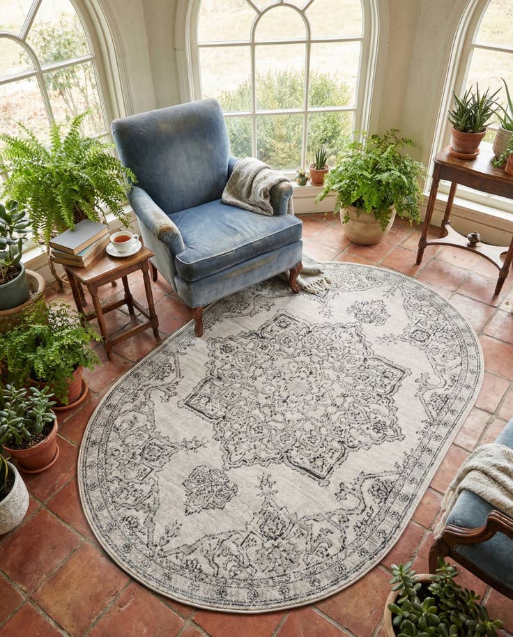 Detail image of 5' 3 x 8' Nyla Oval Rug