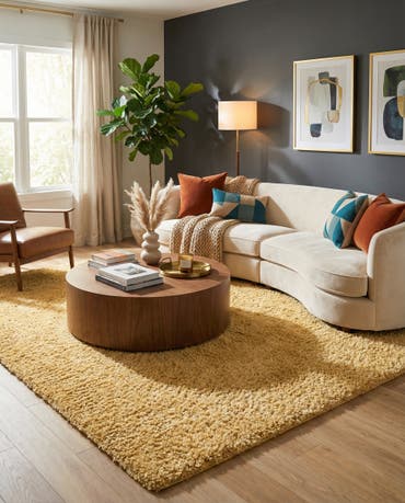  10' x 10' Zermatt Shag Square Rug