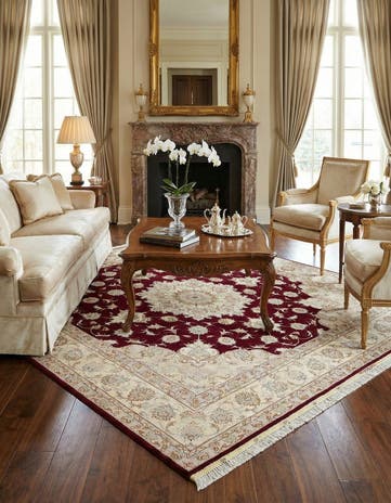 6' 8 x 7' 2 Tabriz Square Rug