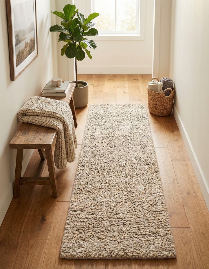 2' x 8' Hand Woven Haka Deluxe Shag Runner...