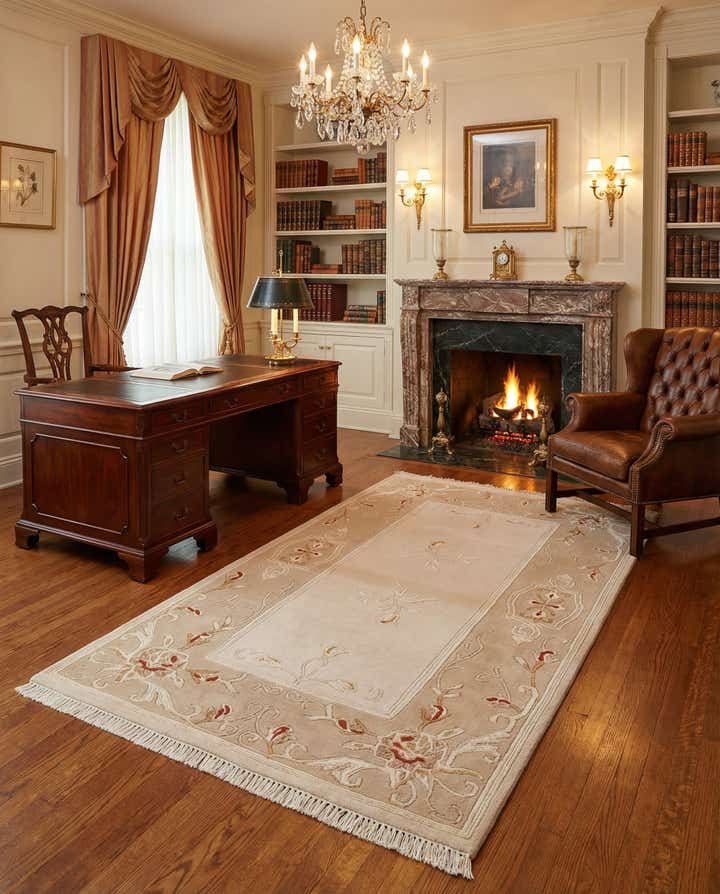 2' 9 x 5' 1 Hand Knotted Darya Wool Rug