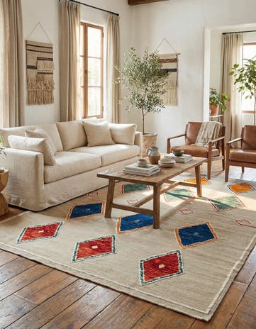 8' 2 x 10' 8 Hand Knotted Moroccan Wool Rug