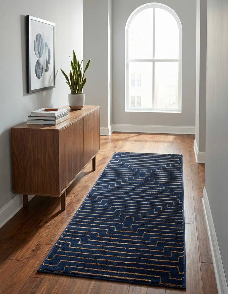 Detail image of 2' x 5' Vogue Geo Runner Rug