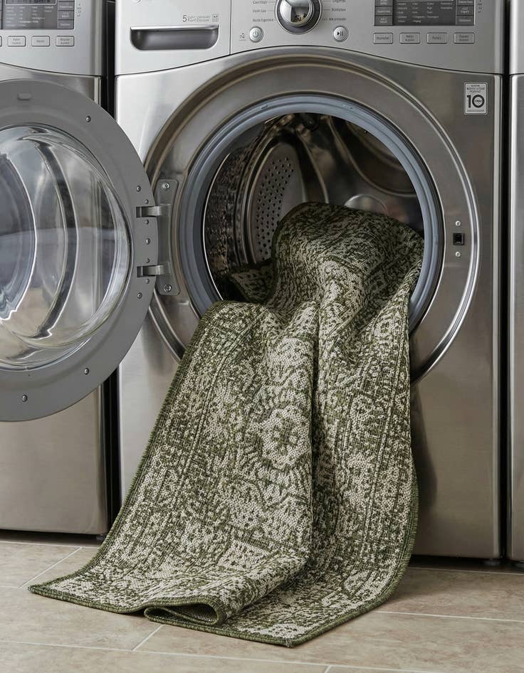 Detail image of  2' x 8'  Washable Traditional Indoor / Outdoor Runner Rug