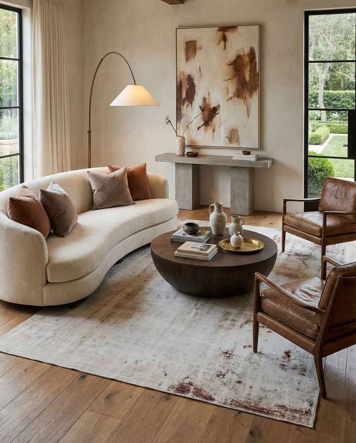 6' x 10' 10 Hand Knotted Ultra Vintage Persian Wool Rug