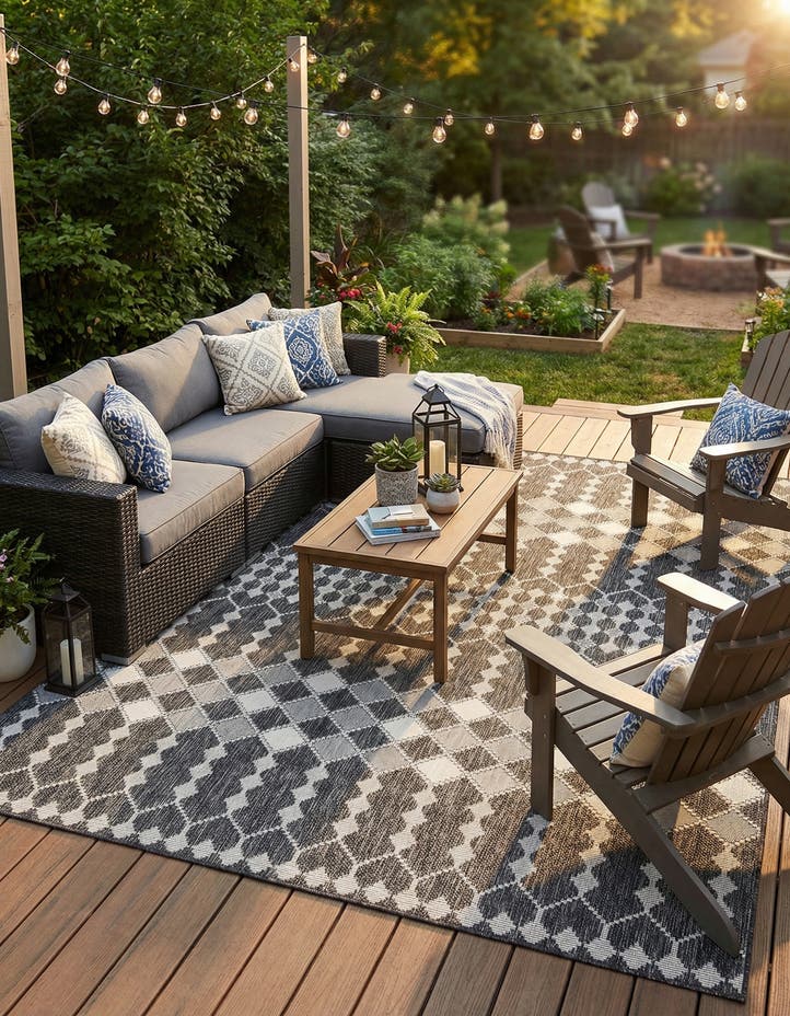 9' x 12' Easy-Clean Lattice Indoor / Outdoo...