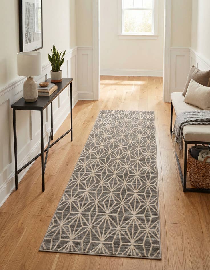 Detail image of Jill Zarin 2' 2 x 6' Uptown Fifth Avenue Runner Rug