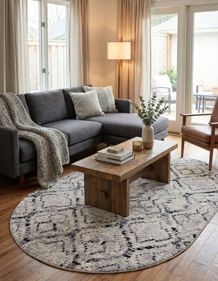 Detail image of  5' x 8' Tucson Oval Rug