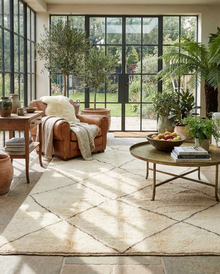 6' 9 x 9' 6 Berber Rug