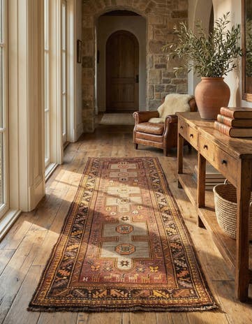 4' 2 x 11' 5 Kars Runner Rug
