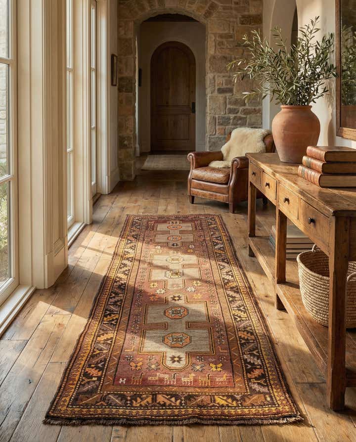 4' 2 x 11' 5 Kars Runner Rug